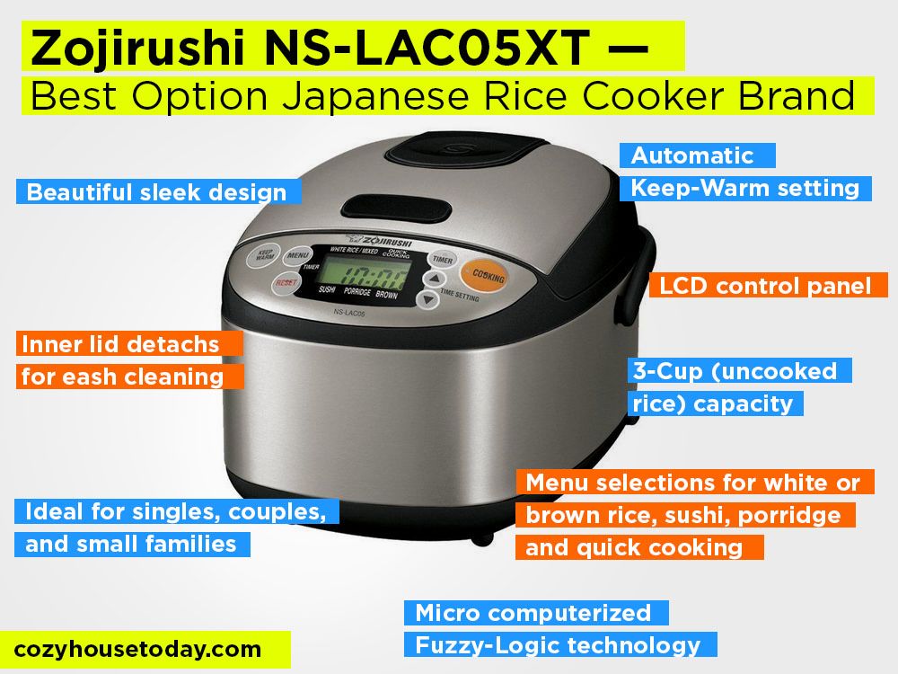 Zojirushi NS-LAC05XT Review, Pros and Cons. Check our Best Option Japanese Rice Cooker Brand in 2017