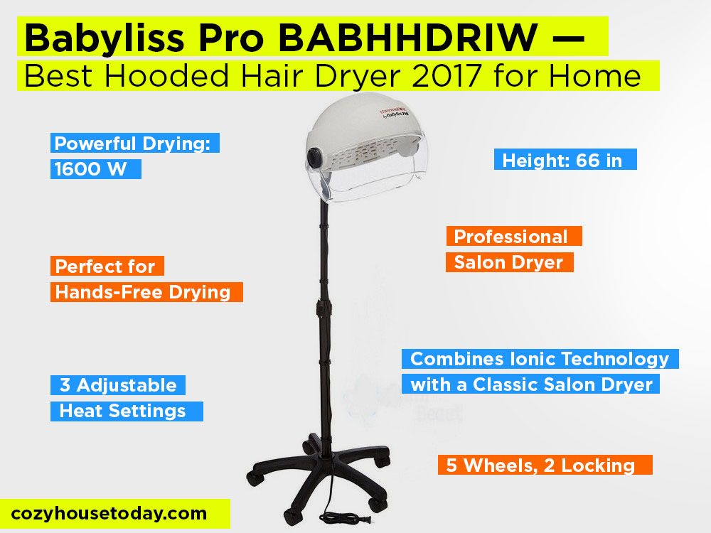 Babyliss Pro BABHHDRIW Review, Pros and Cons. Check our Best Hooded Hair Dryer for Home 2017