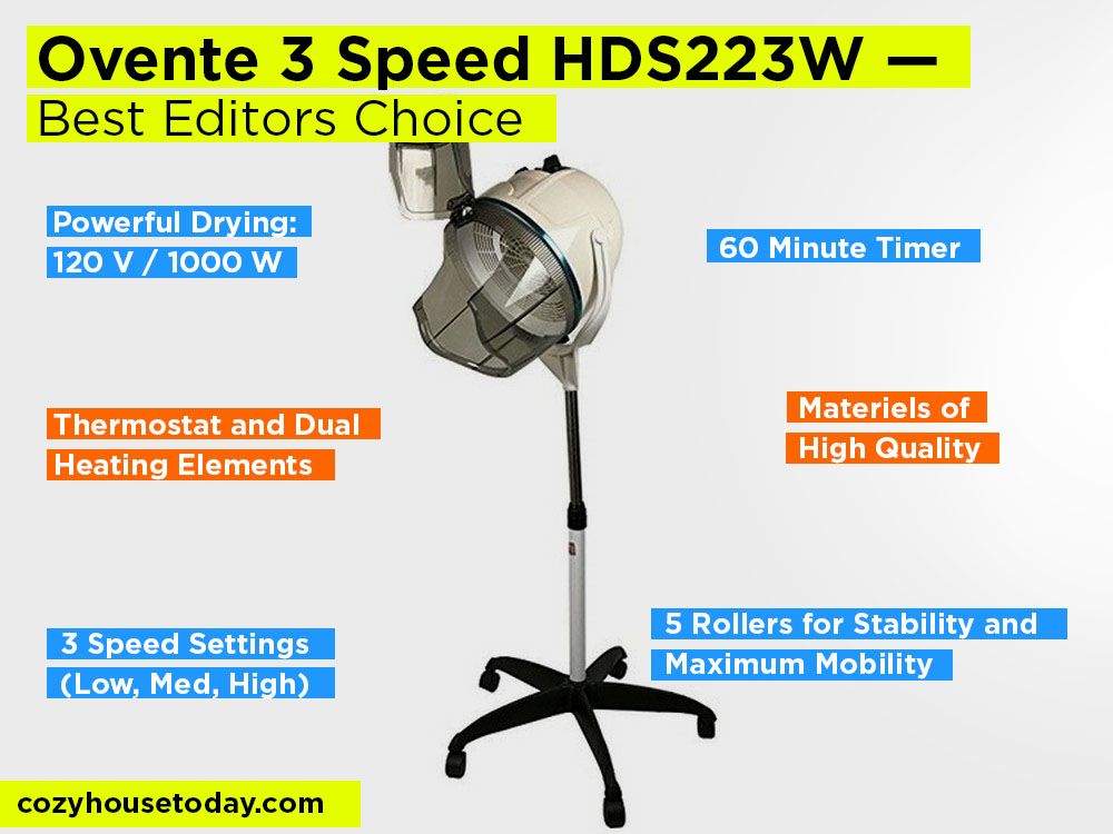 Ovente 3 Speed HDS223W Review, Pros and Cons. Check our Best Editors Choice 2017