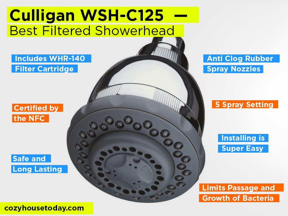Culligan WSH-C125 Review, Pros and Cons. Check our Best Filtered Showerhead 2018