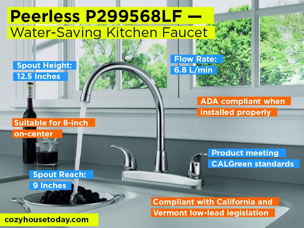 Peerless P299568LF Review, Pros and Cons. Check our Water-Saving Kitchen Faucet 2018
