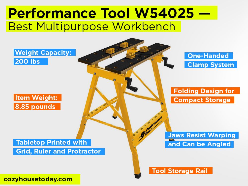 Performance Tool W54025 Review, Pros and Cons. Check our Best Multipurpose Workbench 2017-2018