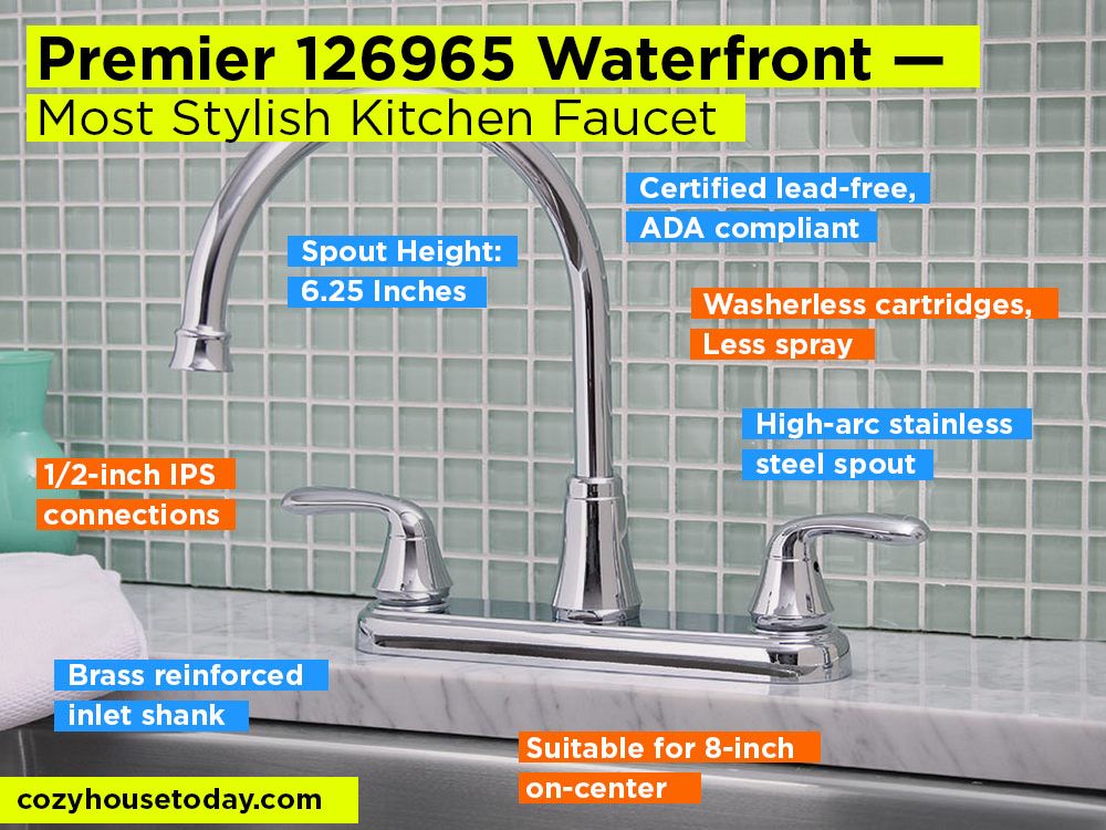 Premier 126965 Waterfront Review, Pros and Cons. Check our Most Stylish Kitchen Faucet 2018