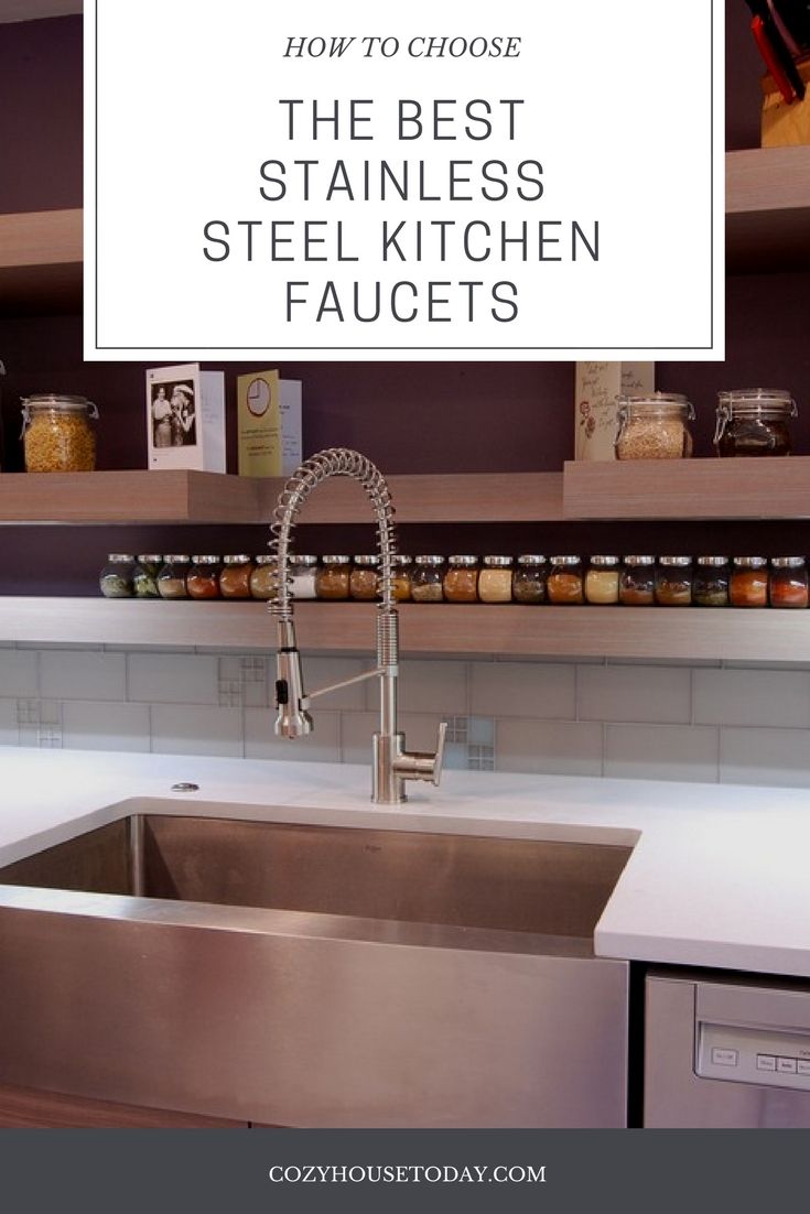 Best Stainless Steel Kitchen Faucets 2018