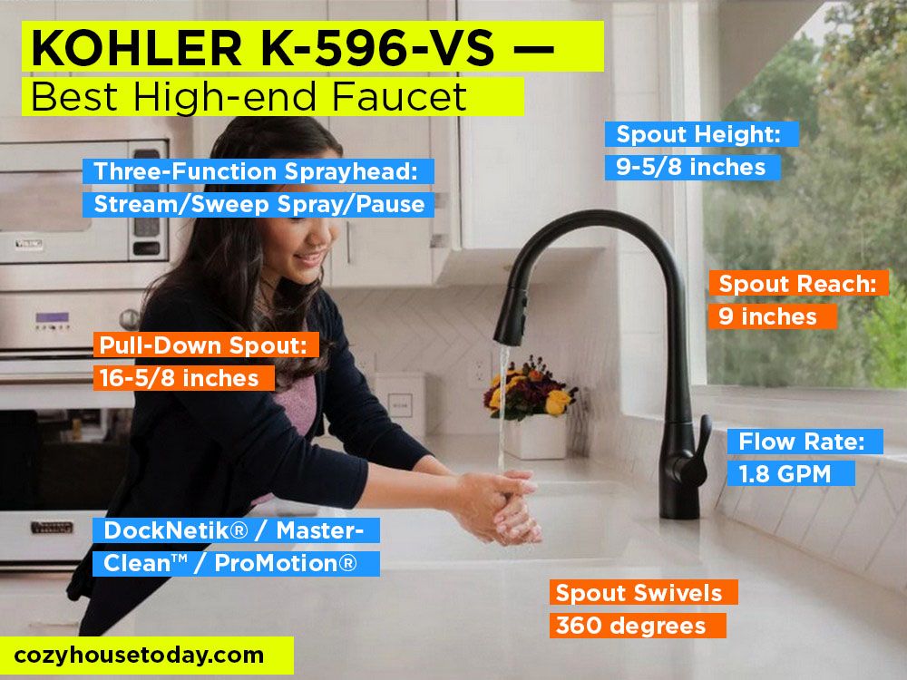 KOHLER K-596-VS Review, Pros and Cons. Check our Best High-end Faucet 2018