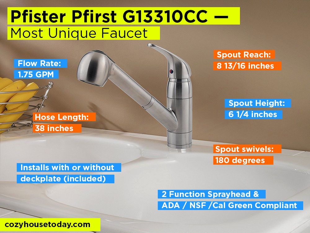 Pfister Pfirst G13310CC Review, Pros and Cons. Check our Most Unique Faucet 2018