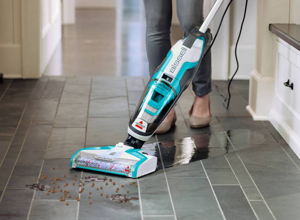 BISSELL CrossWave Floor and Carpet Cleaner with Wet-Dry Function for Tile and Marble