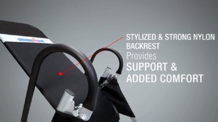 Comfortable Backrest consists of a sheet of nylon