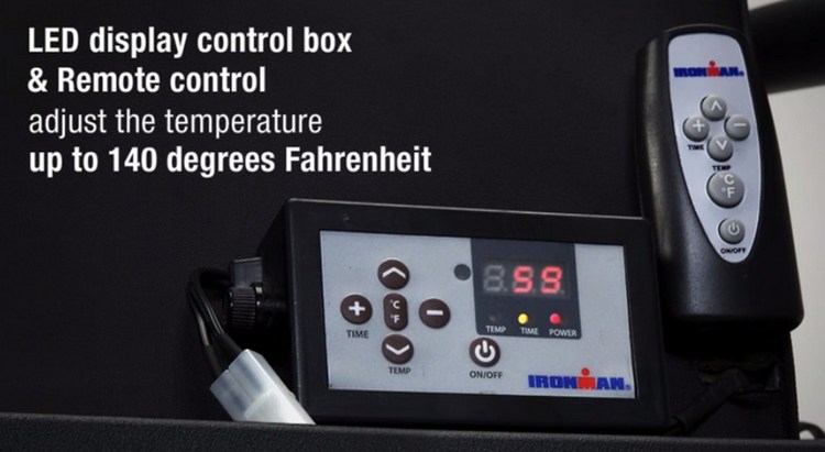 LED Display Control of F.I.R Heat Therapy