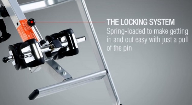 Spring-loaded locking pin