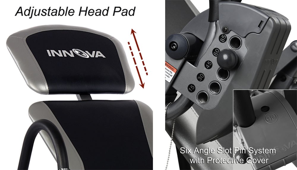 Innova ITX9600 has a large backrest and six angle pin system