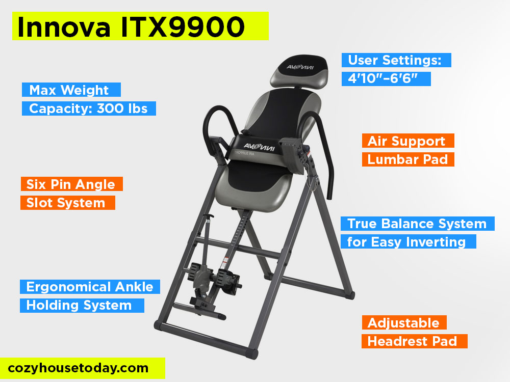 Innova ITX9900 Review, Pros and Cons. Check Innova Inversion Tables Reviews 2024