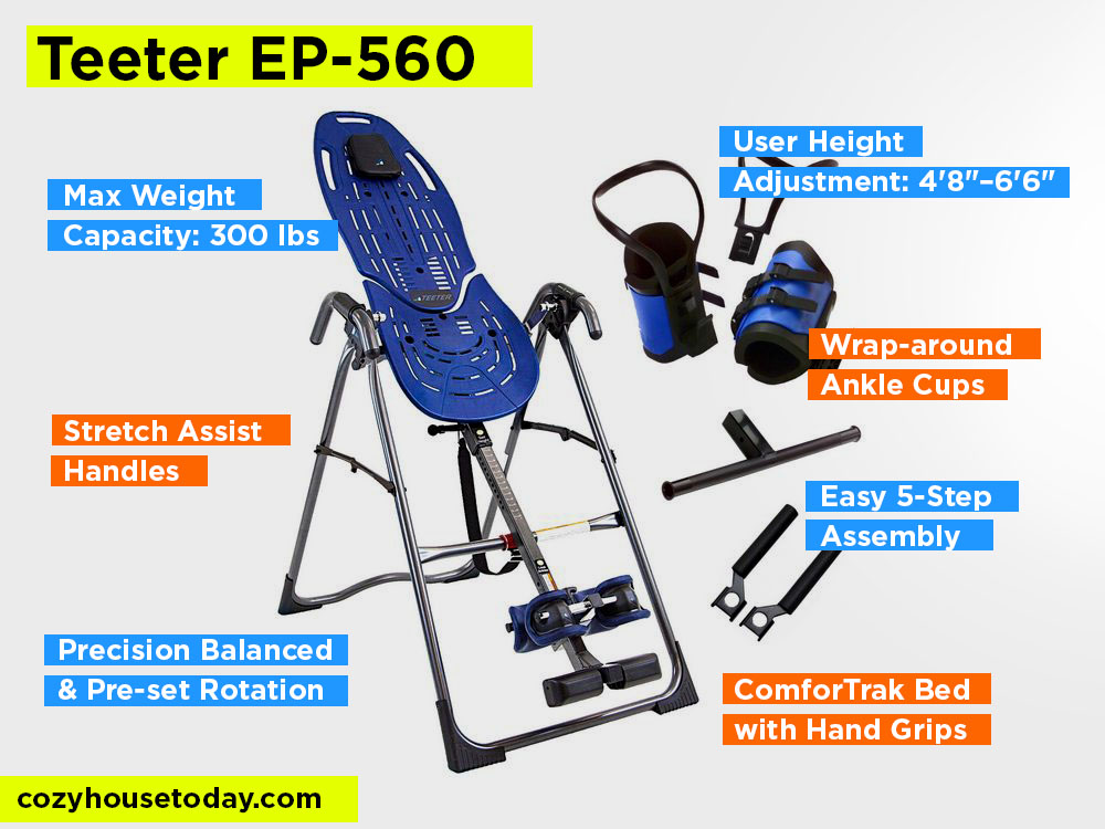 Teeter EP-560 Review, Pros and Cons. Check Teeter Inversion Tables Reviews 2024