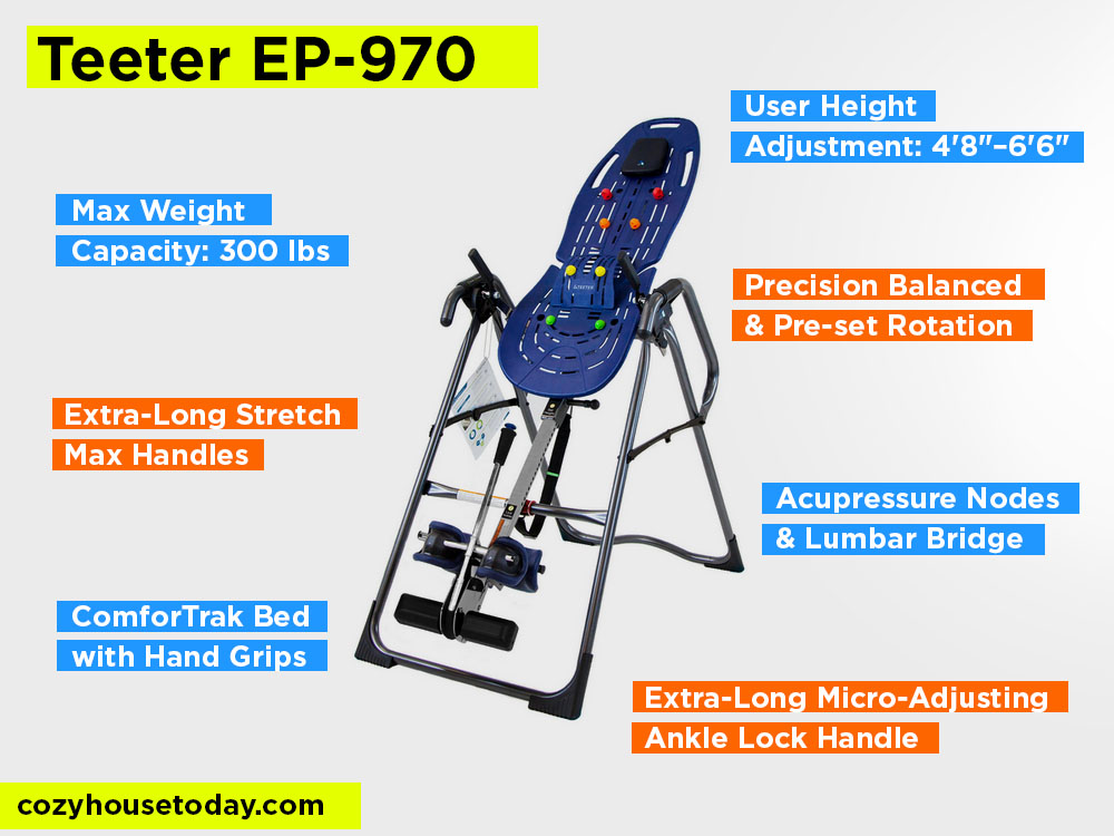 Teeter EP-970 Review, Pros and Cons. Check Teeter Inversion Tables Reviews 2024