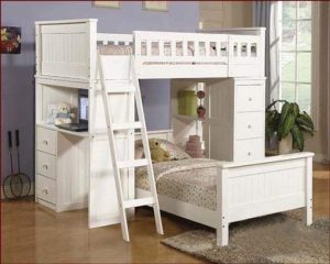ACME Willoughby White Loft Bed