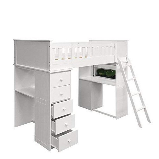 ACME Willoughby White Loft Bed