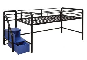 DHP Junior Twin Metal Loft Bed