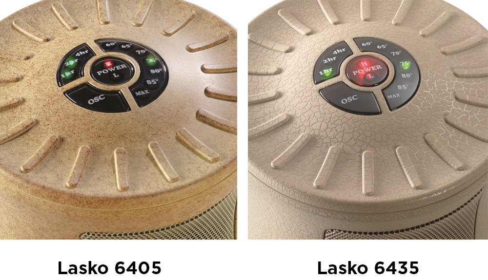 Lasko 6405 and Lasko6435 have a bright LED display