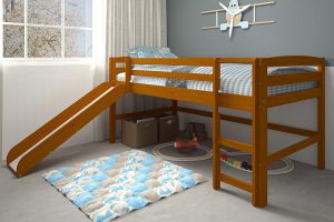 Woodcrest 4500 Mini Slide Loft Bed
