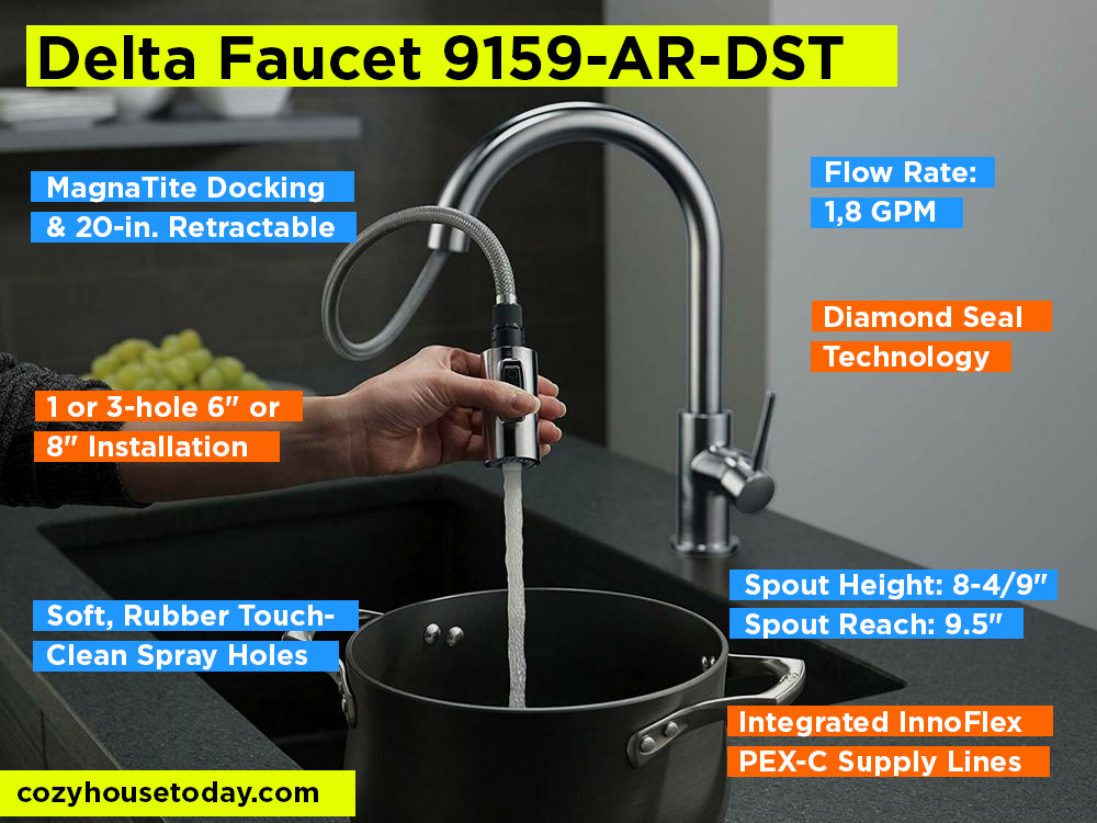 Delta Faucet 9159-AR-DST, Pros and Cons. 2024 Review
