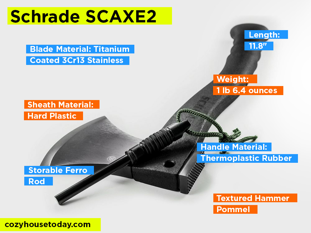 Schrade SCAXE2 Review, Pros and Cons. 2023