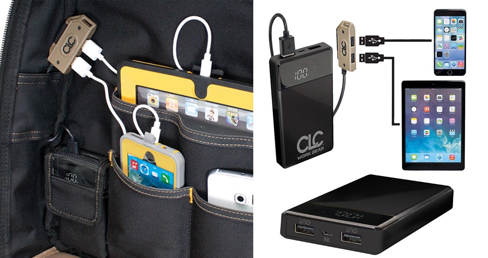 Custom Leathercraft ECP135 comes with its built-in USB system and 10,000 mAh power bank