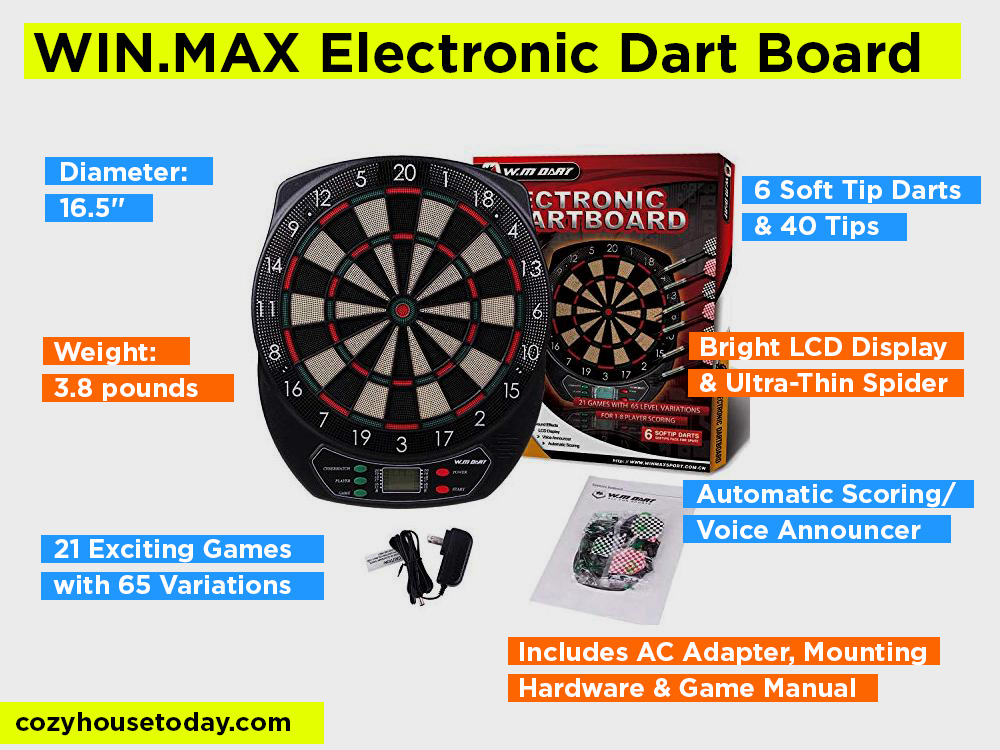 winmax electronic dartboard
