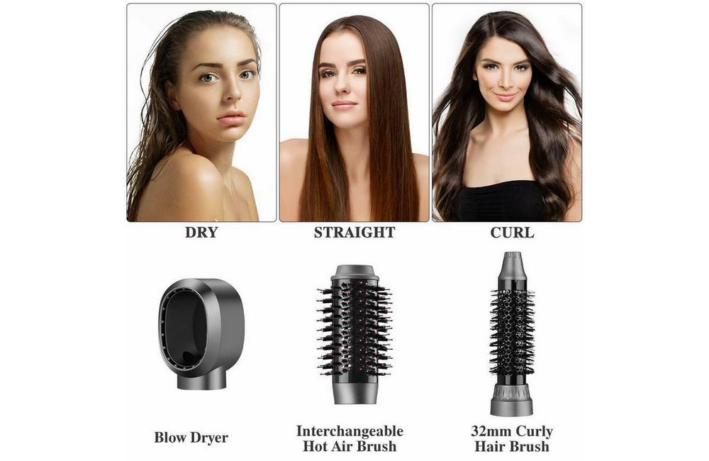 With Cosy Life Hair Dryer Brush you can curl, straighten, blow-dry, and volumize your hair