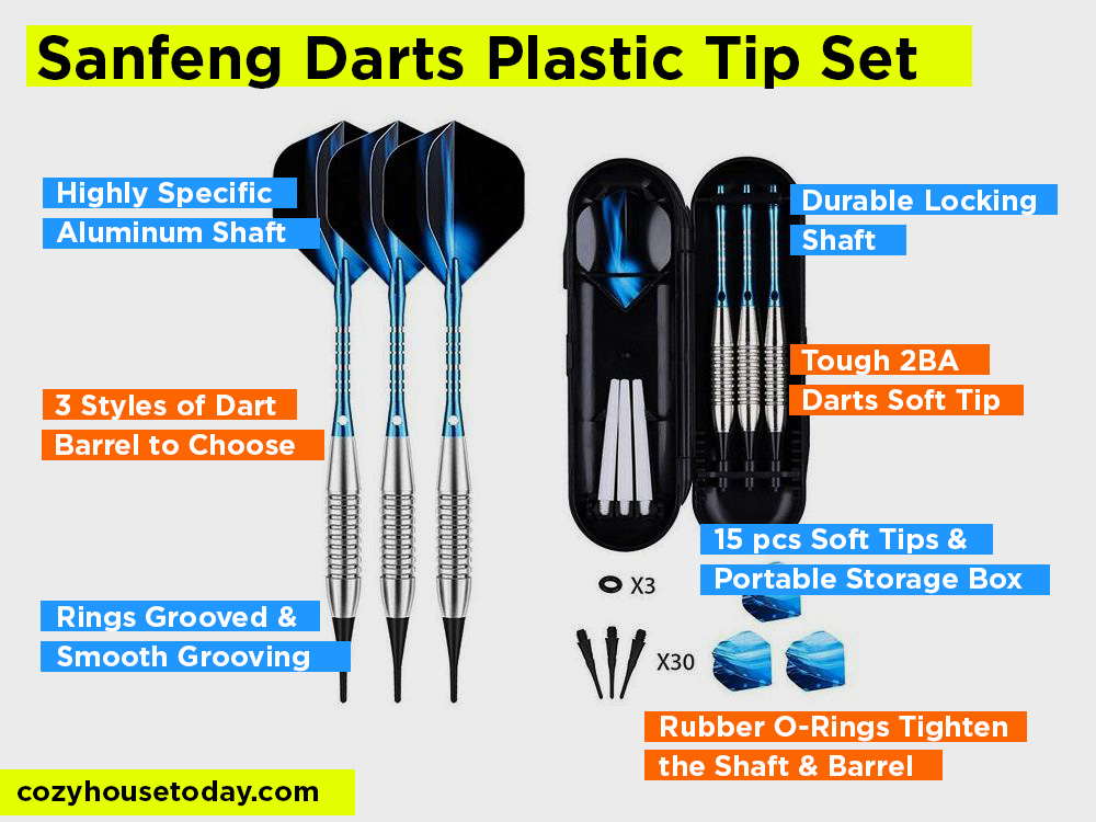 Sanfeng Darts Plastic Tip Set Review, Pros and Cons. 2024