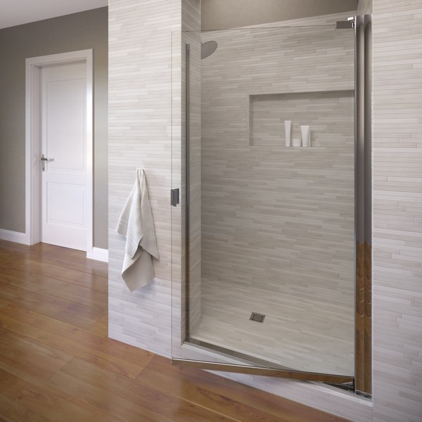Basco Shower Door ARMN00A2866XPSV Armon 26.625-28.125 inch