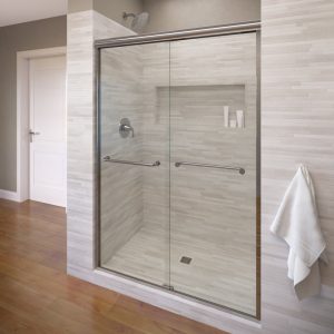 Basco Shower Door INFH05A4870CLBN Infinity 44-47 inch