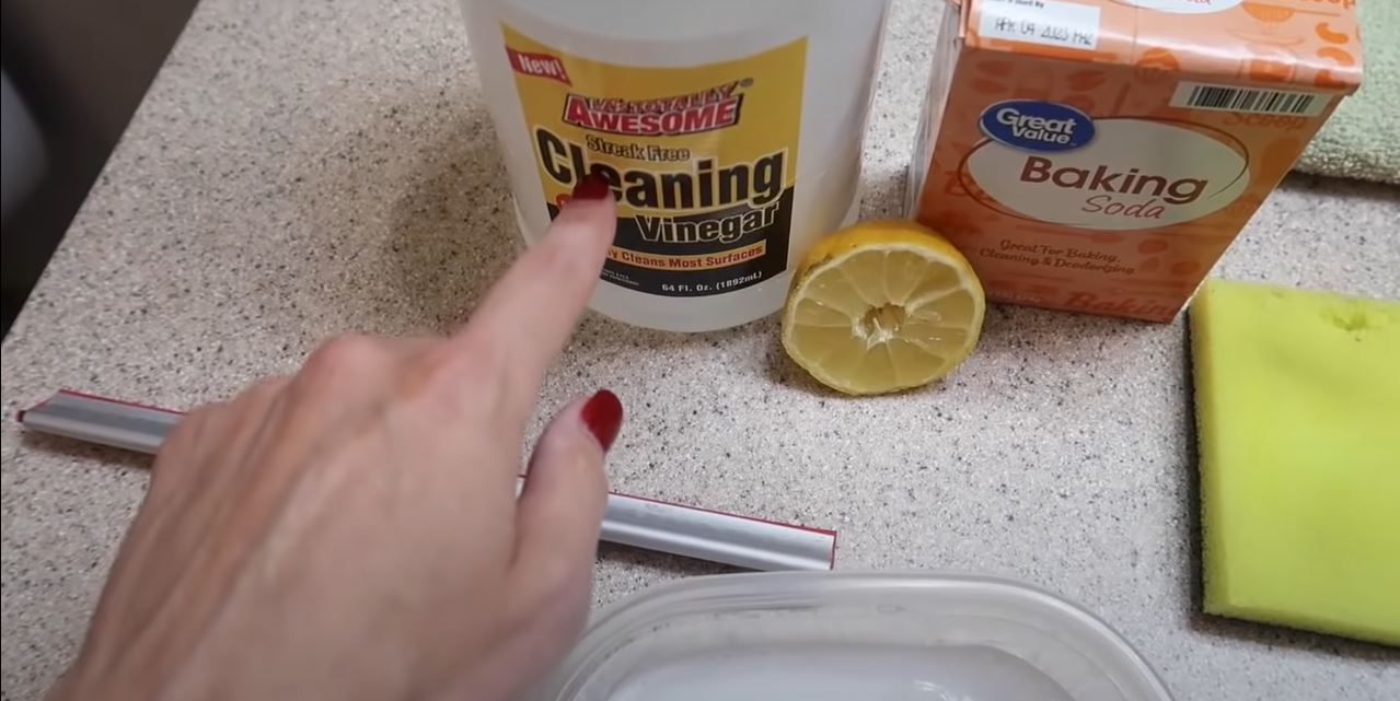 Use simple kitchen ingredients