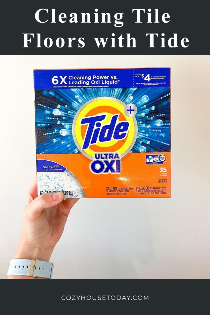 Cleaning Tile Floors with Tide 1