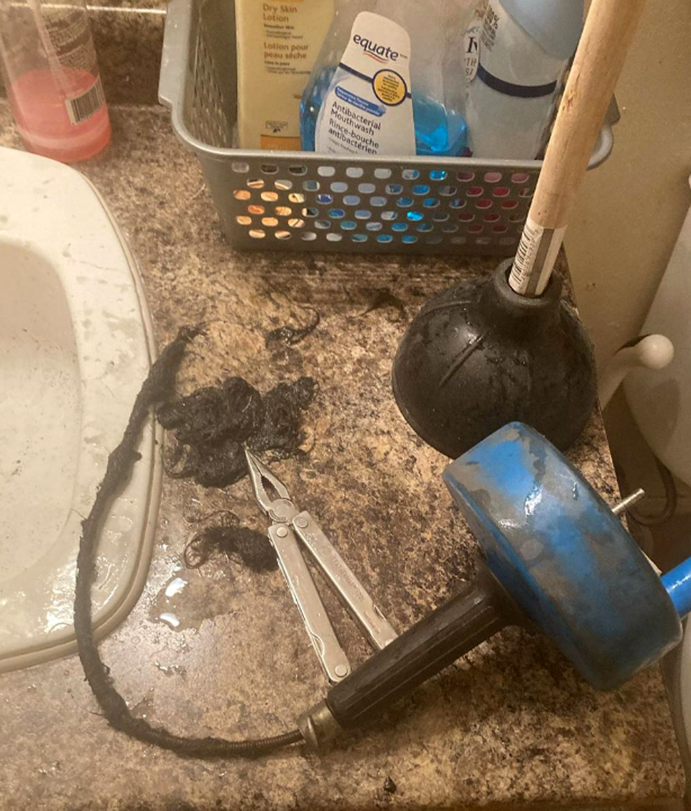 no one has been using or cleaning their tools properly