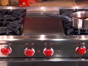 How to clean wolf stove top