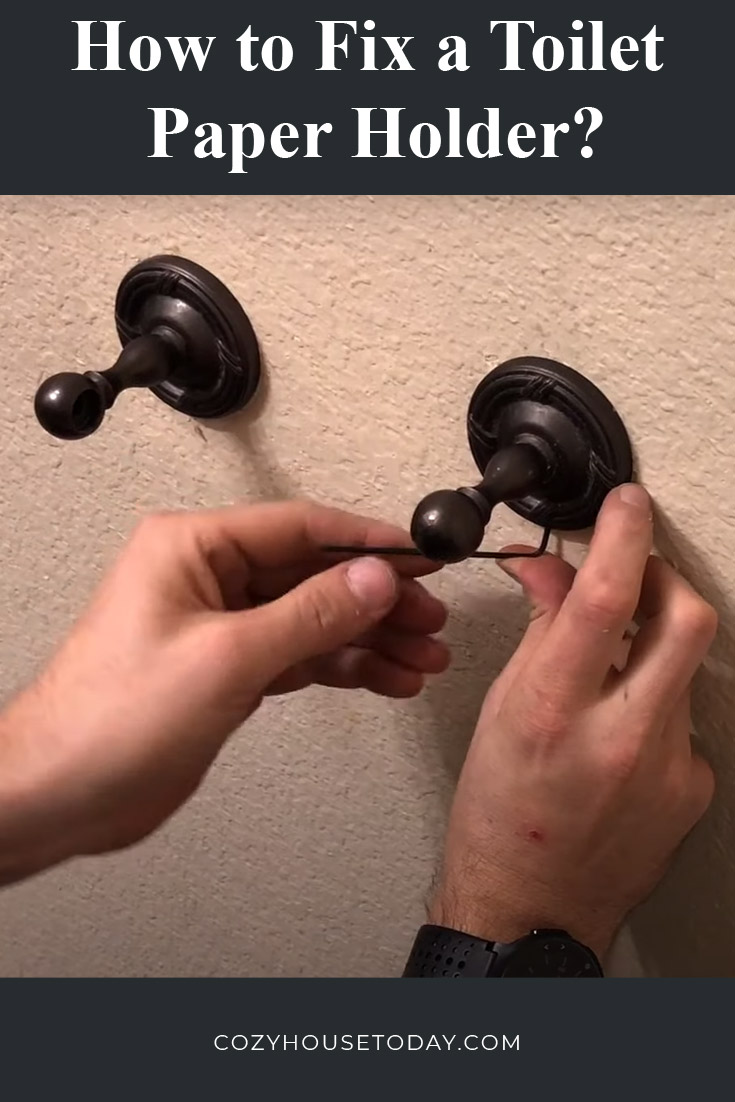 How to fix a toilet paper holder-1
