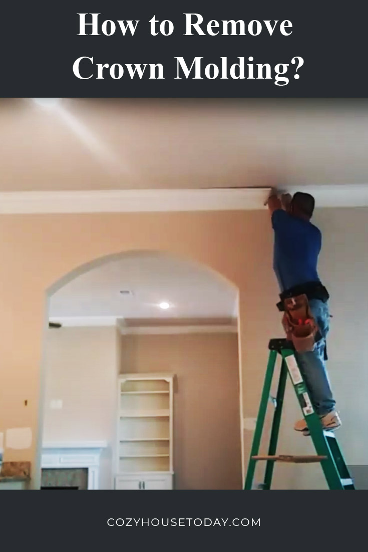 How to remove crown molding-1