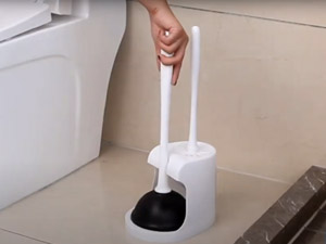 How to store toilet plunger-300
