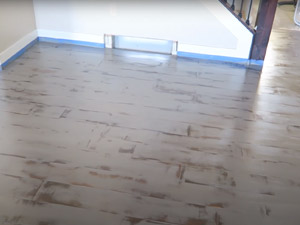 How to whitewash laminate flooring