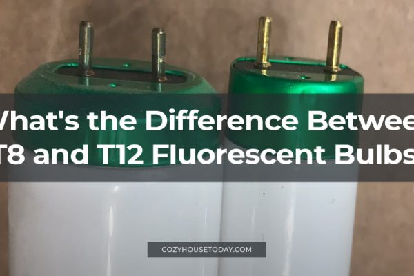 What's the difference between T8 and T12 fluorescent bulbs