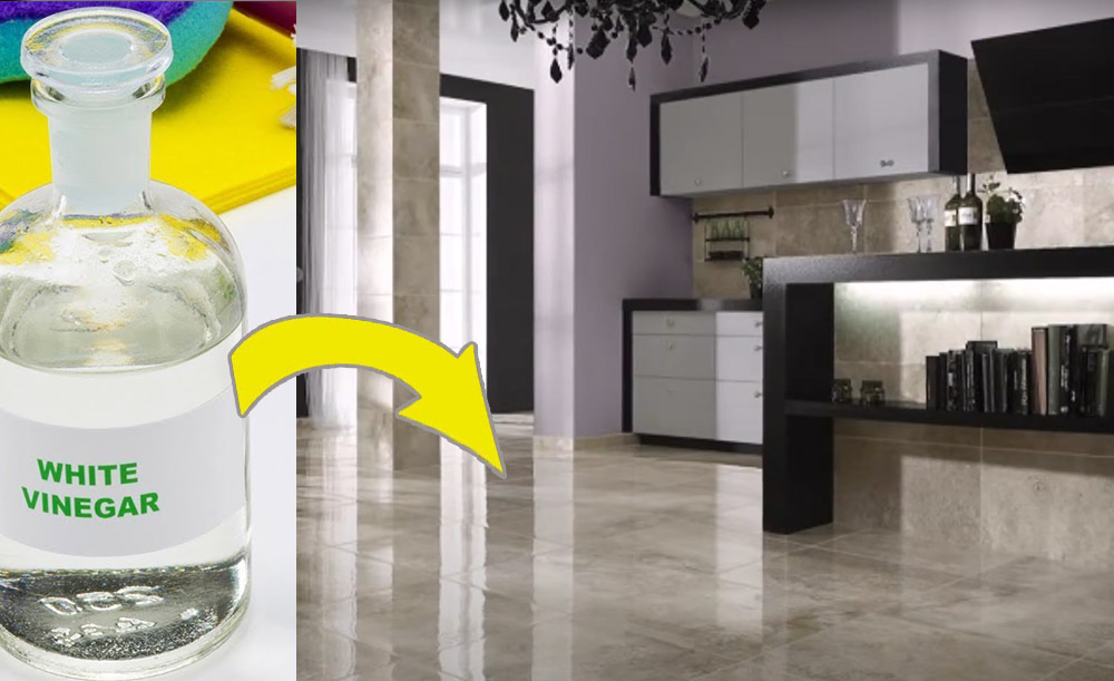 Is it safe to use vinegar to clean stone floors