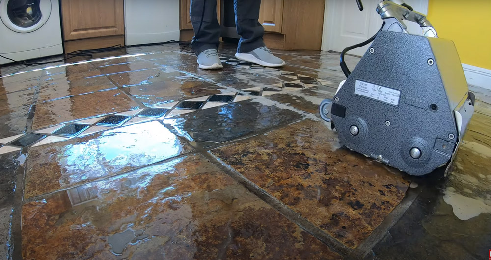 What to avoid when cleaning a natural stone floor