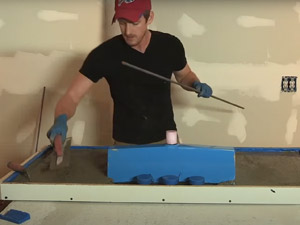 How to make a mold for a concrete sink-300