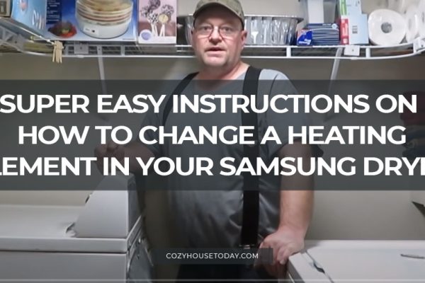 Super easy instructions on how to change a heating element in your Samsung dryer