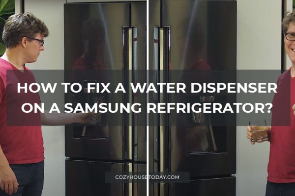 How to fix a water dispenser on a Samsung refrigerator
